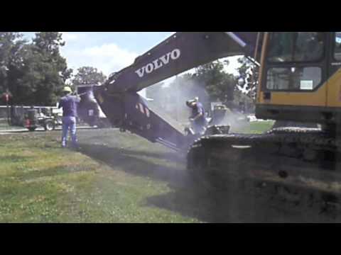 Pressure Washing Heavy Equipment At the Denver Museum Of Nature And Science