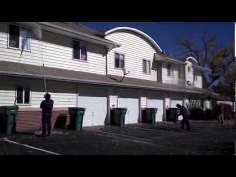Building Pressure Washing At A Condominium Complex
