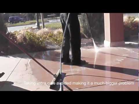 Pressure Washing Colored Concrete Takes Extra Care.mov