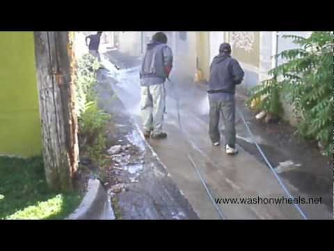Cleaning An Emergency Grease Spill At A Restaurant.mov