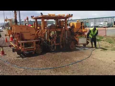 Railroad Equipment Washing In 50mph Winds