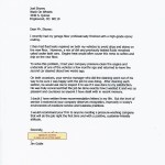 Jim Goble Endorsement Letter for Wash On Wheels