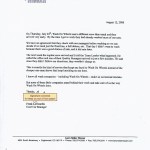 Larry Miller Nissan Endorsement Letter for Wash On Wheels
