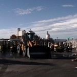 Loaders & Forklifts Pressure Washed With Water Recovery For Waste Management