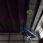 Warehouse Ceiling Before and After