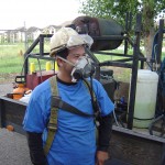Oxygen Mask And Safety Harness Needed For Confined Space