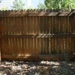 Wood Fence In Desperate Need Of A Pressure Wash