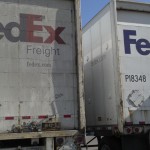 Clean And Dirty Trailers At FedEx Freight