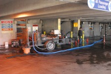 Water Recovery In A Parking Garage