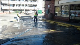 Construction Cleanup At A Convenience Store 02
