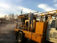 Pressure Washing A Truck Mounted Drilling Rig 15