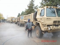 Pressure Washing Heavy Equipment For The Colorado National Guard - Video 33