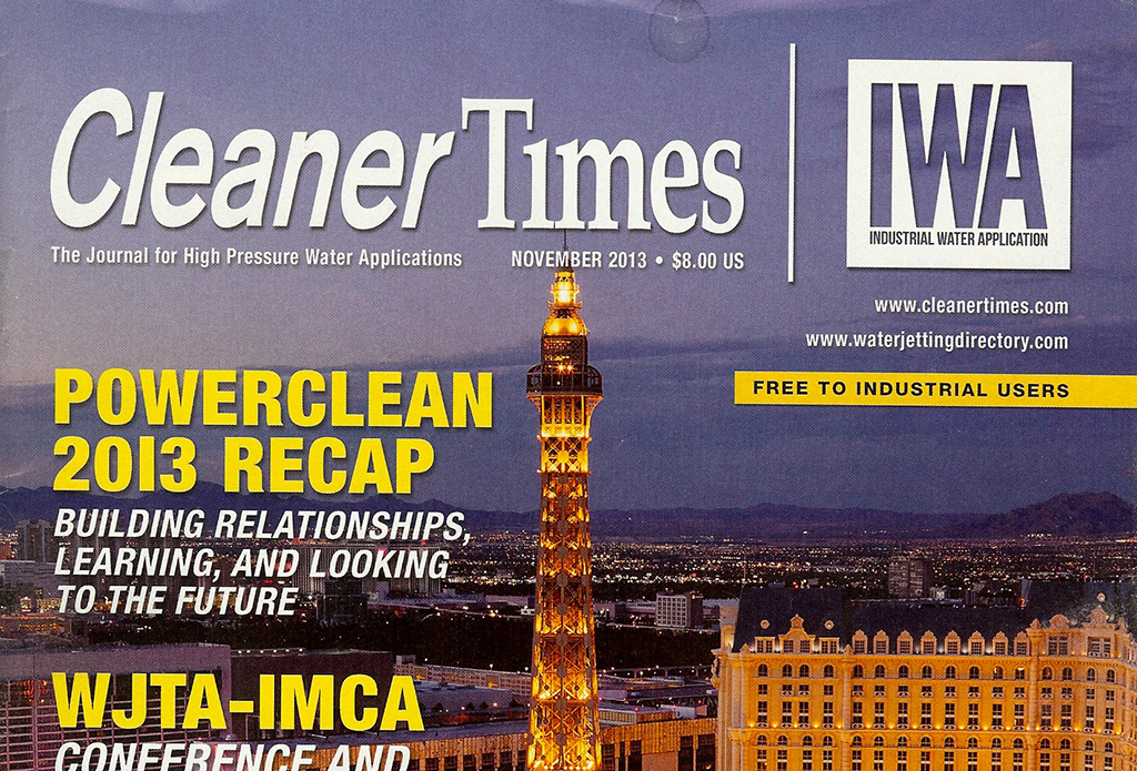 Cleaner Times Cover November 2013