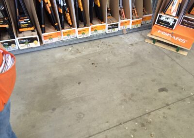 Cleaning a Home Depot Garden Center in Thornton, Colorado