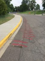 Pressure Washing With Water Recovery To Remove Bike Race Markings From Roadways 15
