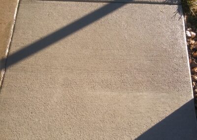 Hydraulic Oil Spill Cleanup On A Driveway - After