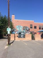 Graffiti Removal On A Denver School Building 06