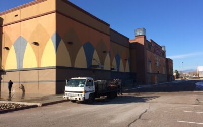 Sidewalk Pressure Washing For Regal Cinemas