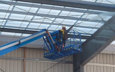 Cleaning Up a New Hanger at Centennial Airport